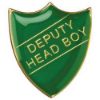 Picture of School Shield Badge (Deputy Head Boy) Green - 1.25in