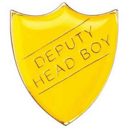 Picture of School Shield Badge (Deputy Head Boy) Yellow