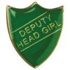 Picture of School Shield Badge (Deputy Head Girl) Green - 1.25in