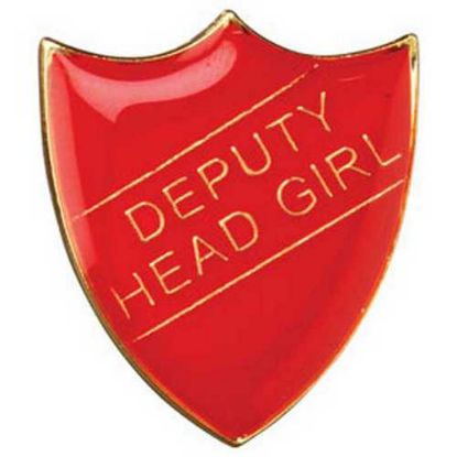 Picture of School Shield Badge (Deputy Head Girl) Red