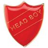 Picture of School Shield Badge (Head Boy) Red - 1.25in