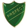 Picture of School Shield Badge (Prefect) Green - 1.25in