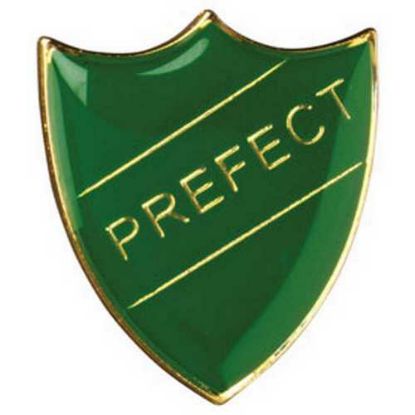 Picture of School Shield Badge (Prefect) Green
