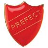 Picture of School Shield Badge (Prefect) Red - 1.25in