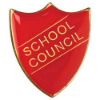 Picture of School Shield Badge (School Council) Red -    1.25in