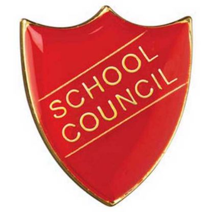 Picture of School Shield Badge (School Council) Red