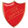 Picture of School Shield Badge (Vice Captain) Red - 1.25in