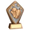 Picture of Brz|gold Diamond Holder With Boxing Disc With Plate - 5.25in