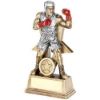 Picture of Brz|pew|red Male Boxing Figure With Star Backing With Plate (1in Centre) - 9in