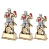 Picture of Brz|pew|red Male Boxing Figure With Star Backing With Plate (1in Centre) - 9in
