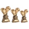 Picture of Gold|brz Boxing Gloves With Belt With Plate    (1in Centre) - 8in