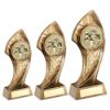 Picture of Brz|gold Twisted Leaf With Boxing Insert And Plate - 6in