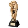 Picture of Gold|black Boxing Star Column With Plate (1in Centre) - 7.25in