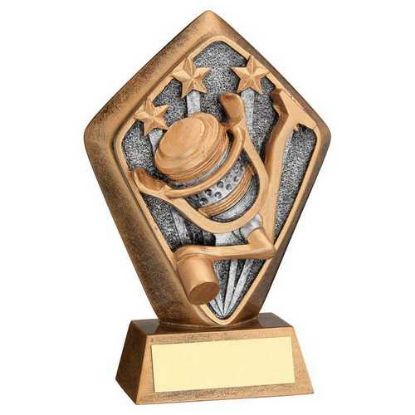 Picture of Brz~gold Diamond Holder With Angling Disc With Plate