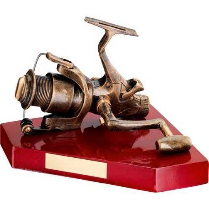 Picture of Brz~gold Resin Angling Reel With Plate