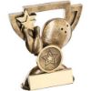 Picture of Brz|gold Ten Pin Mini Cup With Plate (1in Centre) - 3.75in