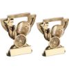 Picture of Brz|gold Ten Pin Mini Cup With Plate (1in Centre) - 3.75in