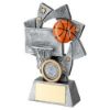 Picture of Pew|gold|orange Basketball Star Spiral With Plate (1in Centre) - 5in