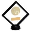 Picture of Black|clear Plastic Box With Netball Insert Trophy Gold - 6in