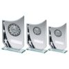 Picture of Jade|blk|silv Glass Star Plaque With Silv|blk Trim Trophy - (2in Cen) - 8in