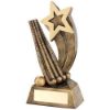 Picture of Brz|gold Hockey Sticks|ball With Shooting Star With Plate - 5.75in