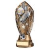 Picture of Brz|silv Diamond Column + Football Disc & Plate (1in Cen) - 8in