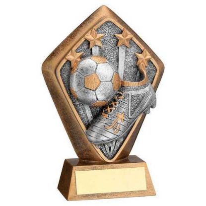 Picture of Brz~gold Diamond Holder With Football Disc And Plate