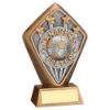 Picture of Brz|gold Diamond Holder With Managers Player Disc And Plate - 5.25in