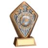 Picture of Brz|gold Diamond Holder With Parents Player Disc And Plate - 5.25in