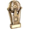 Picture of Brz|gold Football Crown Flatback With Plate (1in Centre) - 5.75in