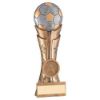 Picture of Brz|pew|gold Football On Fluted Flatback With Plate (1in Centre) - 5in