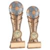 Picture of Brz|pew|gold Football On Fluted Flatback With Plate (1in Centre) - 5in