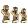Picture of Brz|gold|pew Flatback Football And Boots On Riser With Plate (1in Cen) - 6.5in