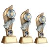 Picture of Brz|pew|gold Football And Boot On Mesh Backdrop With Plate (1in Cen) - 6in