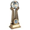 Picture of Brz|pew|gold Football On Twin Prongs With Plate (1in Centre) - 6in