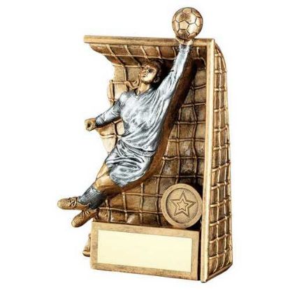 Picture of Brz~pew Female Keeper In Goal With Plate (1in Centre)