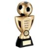 Picture of Gold|black Football On Cup With Plate (1in Centre) Parents Player - 10in