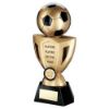 Picture of Xxx Gold|black Football On Cup With Plate (1in Centre) Players Player - 10in