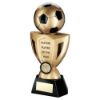 Picture of Xxx Gold|black Football On Cup With Plate (1in Centre) Players Player - 10in