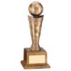 Picture of Bronze|gold Plastic Football Figure On Base - 8in