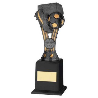 Picture of Pewter|gold Plastic Wembley Fig On Base (1in Cen) - 9.5in
