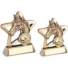 Picture of Brz|gold Horse Mini Star With Plate (1in Centre) - 4.25in