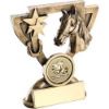 Picture of Brz|gold Horse Mini Cup With Plate (1in Centre) - 3.75in