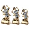 Picture of Brz|gold|pew Male Tennis Figure With Star Backing With Plate (1in Centre) - 9in