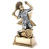 Picture of Brz|gold|pew Female Tennis Figure With Star Backing With Plate (1in Centre) - 9"