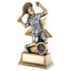 Picture of Brz|gold|pew Female Tennis Figure With Star Backing With Plate (1in Centre) - 9"