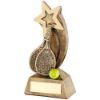 Picture of Brz|gold|yellow Tennis Rackets|ball With Shooting Star With Plate - 5.75in