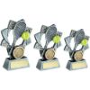 Picture of Pew|gold|yellow Tennis Star Spiral With Plate (1in Centre) - 5in