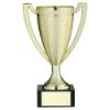 Picture of Gold Plastic Stippled Trophy Cup With Plate - 4.5in
