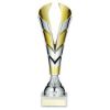 Picture of Silver|gold Plastic V Trophy Cup - 12.25in